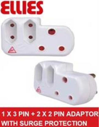 Picture of Ellies Power Socket Extension Adaptor with Surge protection
