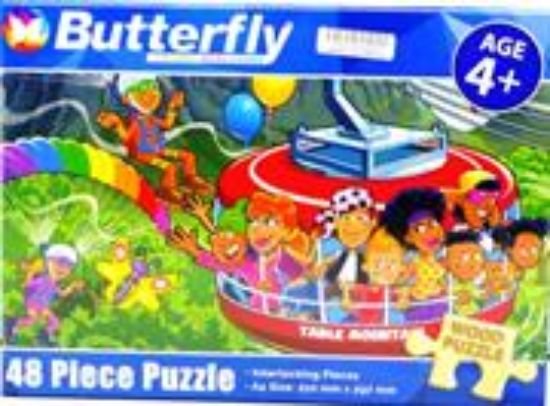 Picture of Butterfly 48pc Table Mountain Wooden Puzzle