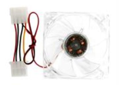 Picture of UniQue 80mm Clear Case Fan With Blue LED