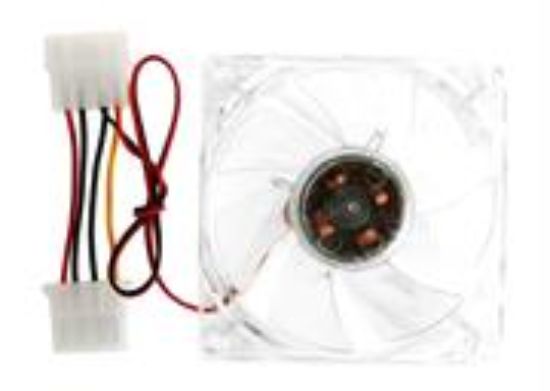 Picture of UniQue 80mm Clear Case Fan With Blue LED