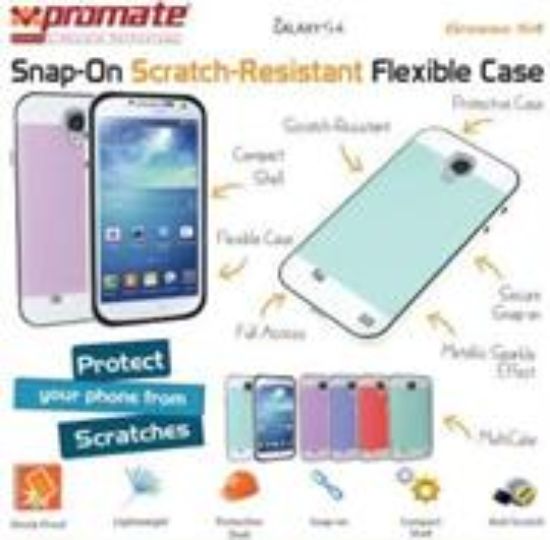 Picture of Promate Green Grosso S4 Snap On Resistant Flexible Case