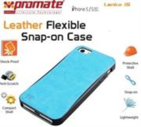 Picture of Promate Blue Lanko.i5 Hand Crafted Leather Case