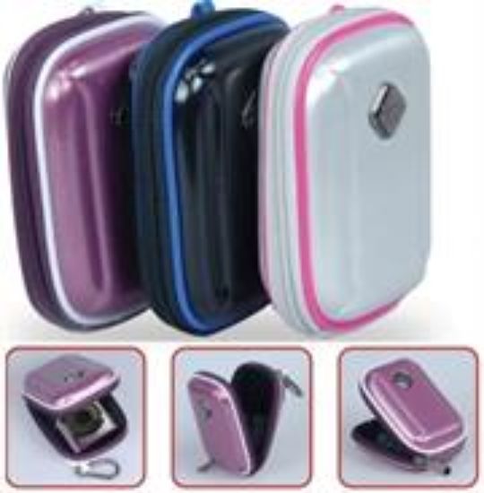 Picture of Promate Silver Amba Aluminum Finish Hard Shell Camera Case