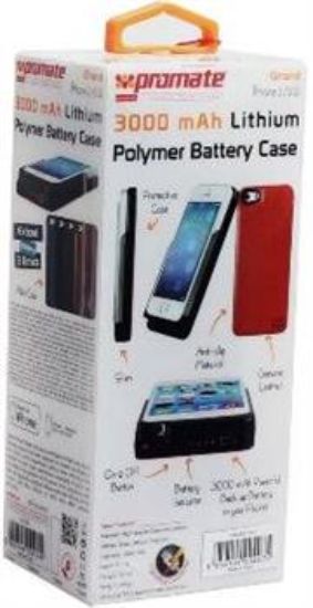 Picture of Promate Black Grand iPhone 5 Apple MFI Certified Leather case