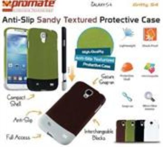 Picture of Promate Green Gritty.S4 Antislip protective case