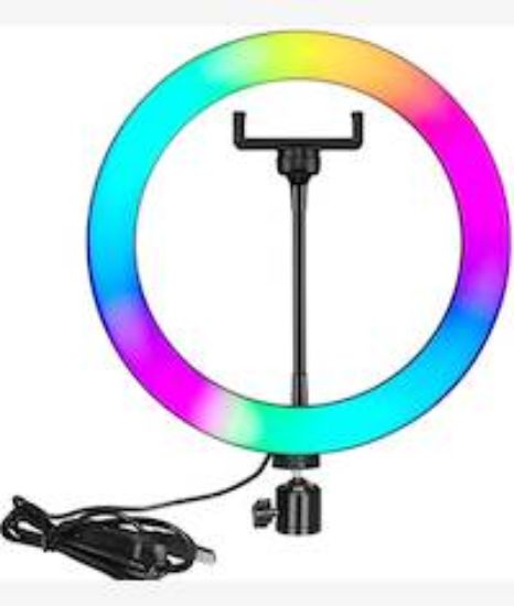 Picture of Nesty 10 Inch  Multipurpose USB Powered Selfie RGB LED Ring