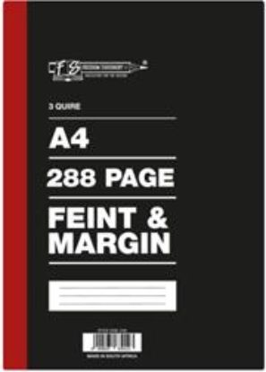 Picture of Freedom A4 3 Quire Hard Cover Counter Book 288 Page