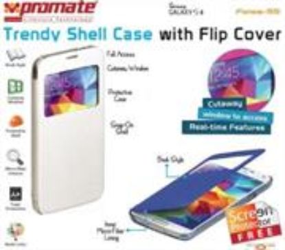 Picture of Promate Fenes S5 Bookcover with window Colour:White