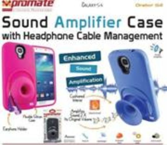 Picture of Promate Orator S4 Sound Amplifier Case Samsung Galaxy S4 Black