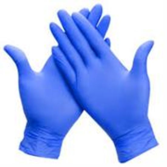 Picture of MEDTEX NITRILE EXAM 100 X GLOVES LARGE