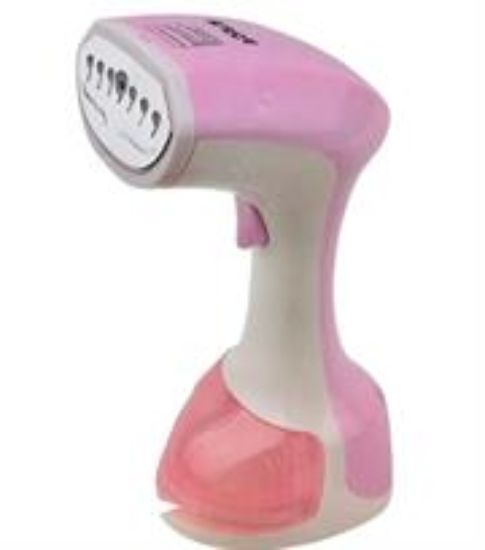 Picture of Sokany Pink And White Handheld Garment Steamer