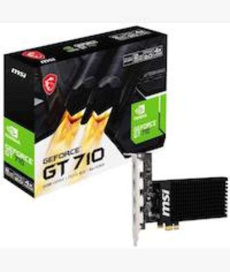 Picture of MSI nVidia Geforce GT 710 2GD3H 2GB PCIe 2 x16 Graphics