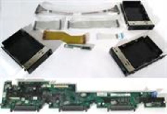 Picture of Intel SR1400 Hotswap SCSI backplane.
