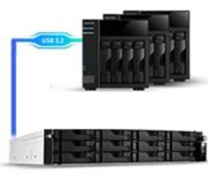 Picture of Asustor Lockerstor 12RD Bay Lockerstor 2U Rack NAS