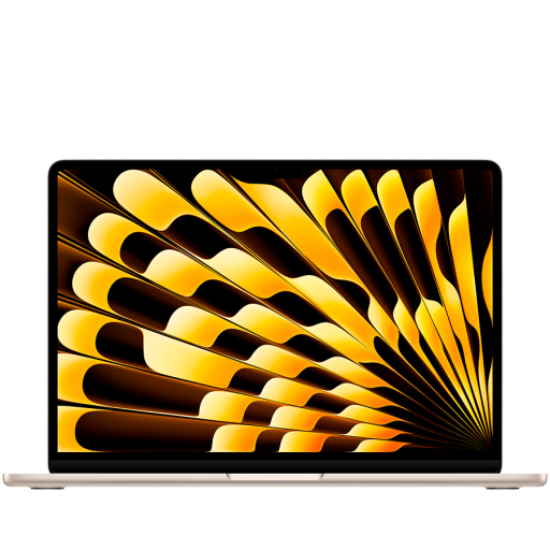 Picture of APPLE 13-inch MacBook Air: Apple M4 chip with 10-core CPU and 8-core GPU, 16GB, 256GB SSD - Starlight,Model A3240