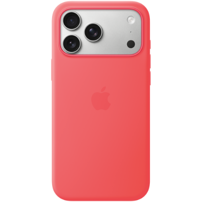 Picture of APPLE iPhone 17 Pro Max Silicone Case with MagSafe - Bright Guava,Model A3560