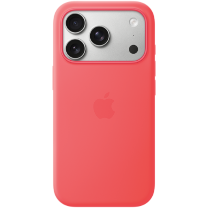Picture of APPLE iPhone 17 Pro Silicone Case with MagSafe - Bright Guava,Model A3559