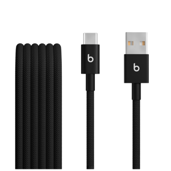 Picture of BEATS Beats USB-A to USB-C Woven Cables (1.5 m) - Bolt Black (2-Pack)