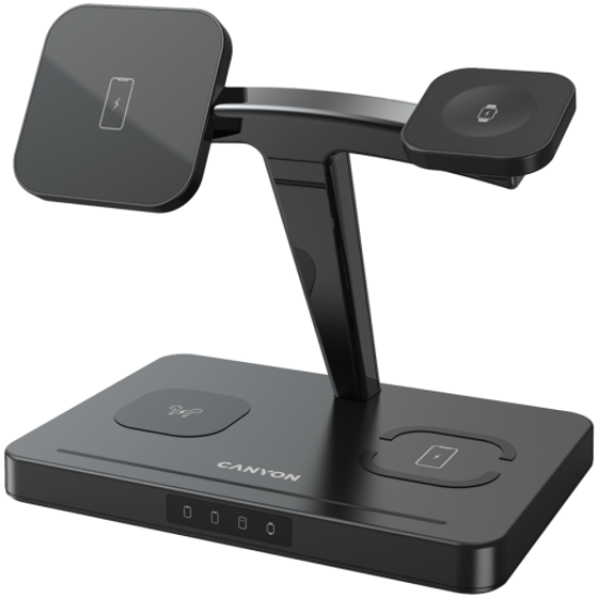 Picture of CANYON CANYON wireless charger WS-404 15W 4in1 UK Black