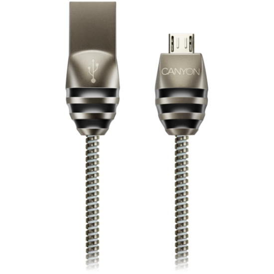 Picture of CANYON CANYON cable UM-5 MicroUSB 10W 1m Dark Grey