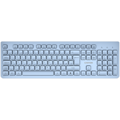 Picture of CANYON CANYON keyboard HKB-W01 UK/US AAA Wireless Blue