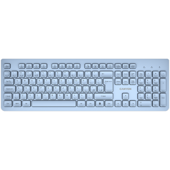 Picture of CANYON CANYON keyboard HKB-W01 UK/US AAA Wireless Blue