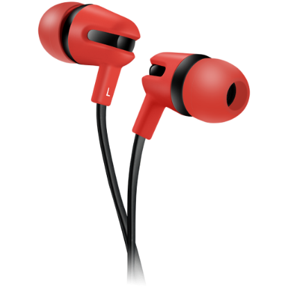 Picture of CANYON CANYON headphones SEP-4 Mic Flat 1.2m Red