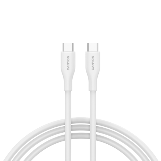 Picture of CANYON CANYON cable CC60SC10 C-C 60W 1m Silicon White