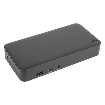 Picture of TARGUS - USB-C DUAL 4K DOCK WITH 65PD SUPPORTS SINGLE 5K AND DUAL 4K UHD HDR @ 60 HZ VIDEO VIA TWO HDMI 2.0 PORTS, 130WAC POWER ADAPTER, UTILISES DISPLAYLINK DL-6950 CHIPSET