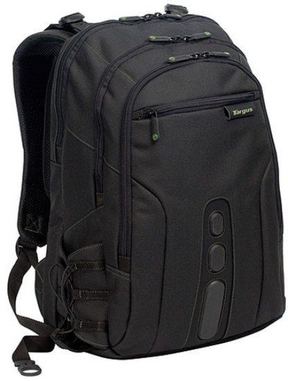 Picture of TARGUS 15.6IN ECOSPRUCE BACKPACK CONVENIENT QUICK ACCESS POCKET INCLUDES KEY CLIP, PEN LOOPS, BUSINESS CARD HOLDER, ACCESSORY COMPARTMENTS, WATER BOTTLE HOLDER AND MP3 PLAYER POCKET