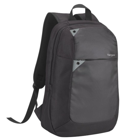 Picture of TARGUS INTELLECT 15.6IN LAPTOP BACKPACK BLACK PADDED AND ADJUSTABLE SHOULDER STRAP, WATER REPELLENT, ZIPPED, QUICK ACCESS ACCESSORY POCKET