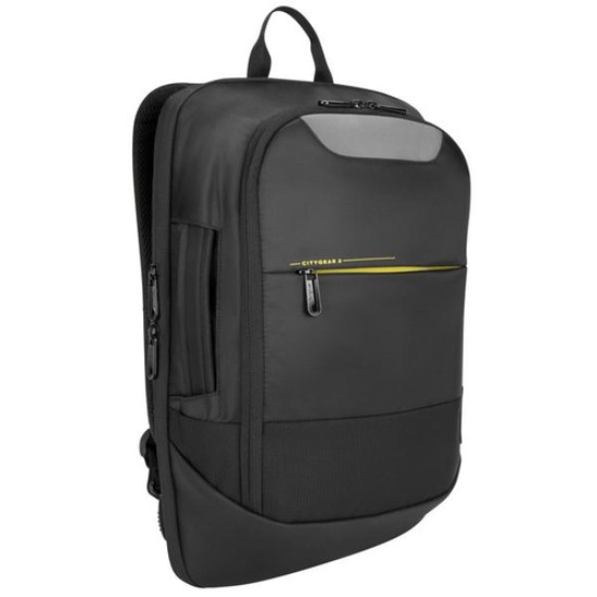 Picture of TARGUS - CITYGEAR 14-15.6IN CONVERTIBLE LAPTOP BACKPACK BLACK DETACHABLE SHOULDER STRAPS AND RETRACTABLE HANDLE, DOME PROTECTION SYSTEM, LAPTOP & TABLET COMPARTMENTS