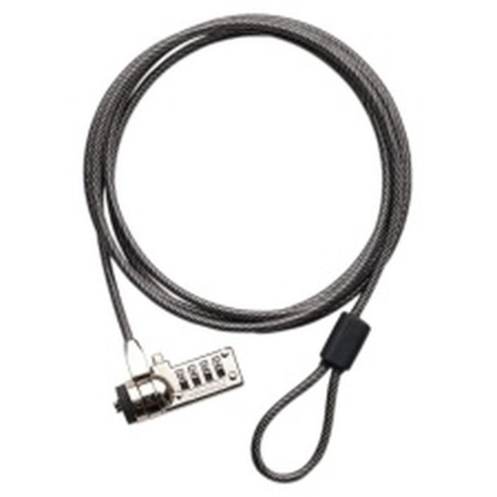 Picture of TARGUS DEFCON T-LOCK RESETTABLE COMBINATION CABLE LOCK SECURITY BASE PLATE FOR ALTERNATIVE LOCKING SOLUTIONS. 2M STEEL CABLE