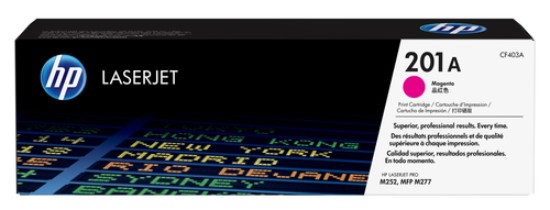 Picture of HP 201A MAGENTA LASERJET M277/M252 TONER CARTRIDGE YIELD 1330 PGS