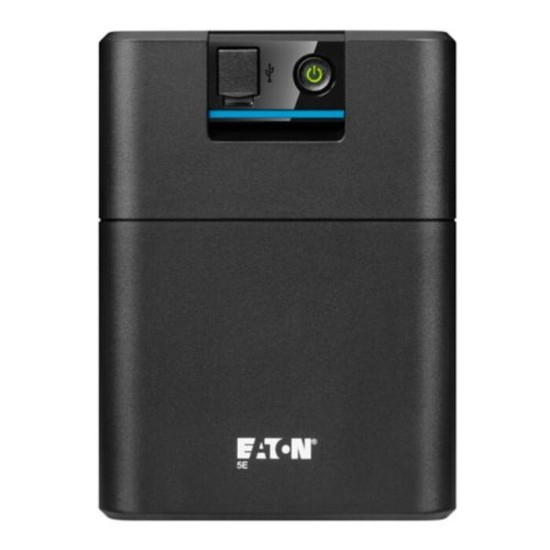 Picture of EATON 5E LINE INTERACTIVE (ESSENTIAL) UPS TOWER 900VA 480W INPUT: C14 OUTPUT: C13 OUTLETS: 4 MOUNTING BRACKET: N/A RACK TYPE N/A NETWORK CARD: NO COMMUNICATION: USB BATTERY INCLUDED: YES EXTENDED EBM OPTION NO BATTERY TYPE: LEAD ACID WARRANTY: 2Y