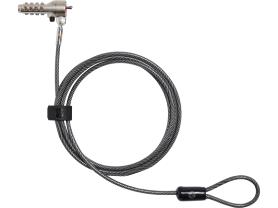 Picture of HP ESSENTIAL NANO COMBINATION CABLE LOCK 49 X 18 X 9MM ONE-YEAR LIMITED WARRANTY