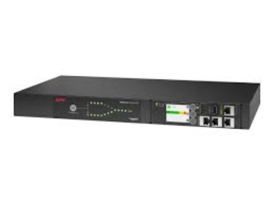 Picture of APC NETSHELTER RACK AUTOMATIC TRANSFER SWITCH, 1U, 10A, 230V, C14 IN, 12 C13 OUT, 50/60HZ
