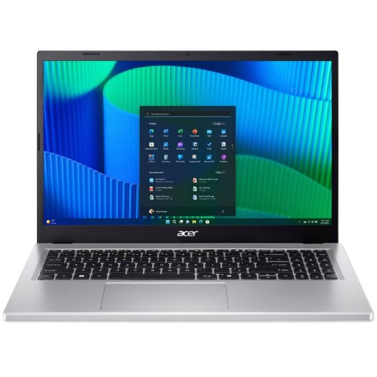 Picture of ACER  EXTENSA- EX215-57- SILVER- NON-TOUCH- 15.6" FHD IPS COMFYVIEW 1920 X 1080DISPLAY - INTEL CORE I3 1315U - GPU: UHD GRAPHICS- RAM: 16 GB, DDR5- RAM SLOTS: 1- MAX MEMORY: 32GB- STORAGE:  512GB PCIE NVME SSD- OS: WINDOWS 11 PRO- WI-FI 6 - 802.11AX- BLUETOOTH 5.1- VIDEO: 1X HDMI PORT - 0 X MINI DISPLAY PORT- USB: 3X USB-3.0 - NO FINGERPRINTER READER- WEB CAM: HD - 1280 X 720-  53WH LI-ION BATTERY