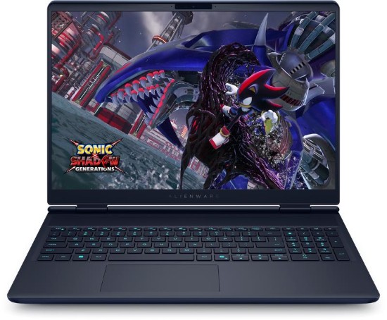 Picture of DELL ALIENWARE 16: INTEL CORE ULTRA 9 275HX (36MB, UP TO 5.4 GHZ), 32GB (2X16GB) 5600MT/S. DDR5, 1TB SSD PCIE NVME M.2, 16.0" WQXGA (2560X1600) 240HZ COMFORTVIEWPLUS, NVIDIA GEFORCE RTX 5070 8GB, MEDIATEK WI-FI 7 MT7925 2X2 + BLUETOOTH, RGB BACKLIT KEYBOARD, BATTERY 6 CELL, POWER SUPPLY 280W, OPERATING SYSTEM WINDOWS 11 PRO, SERVICE 3 YEAR BASIC ONSITE