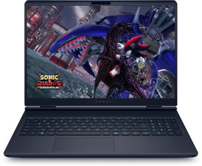 Picture of DELL ALIENWARE16X AURORA:U7-255HX ULTRA 7 255HX X4, 8, 16", WQXGA, 240HZ, 100% DCI-P3, COMFORTVIEW PLUS, G-SYNC, 32GB, 2X16GB, DDR5, 5600 MT/S,1TB M.2 PCIE NVME SSD, NVIDIA GEFORCE RTX 5060, 8GB GDDR7, MEDIATEK WI-FI 7 MT7925, 2X2, 802.11BE, MU-MIMO, BLUETOOTH WIRELESS CARD, 1-ZONE ALIENFX RGB KEYBOARD, ENGLISH INTERNATIONAL, 6-CELL BATTERY, 96 WHR (INTEGRATED), 180W ADAPTER, OPERATING SYSTEM WIND