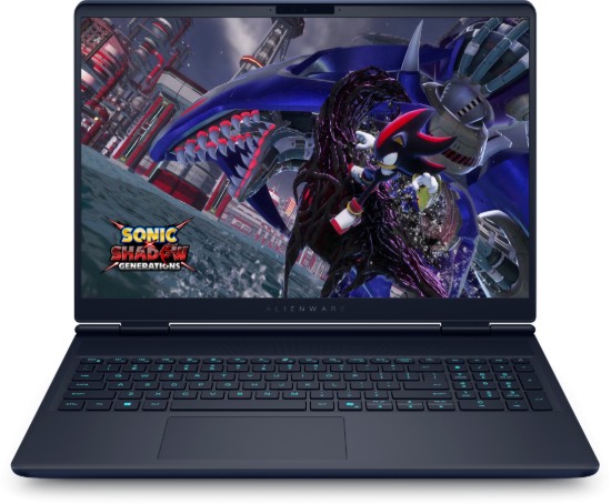 Picture of DELL ALIENWARE16X AURORA:U7-255HX ULTRA 7 255HX X4, 8, 16", WQXGA, 240HZ, 100% DCI-P3, COMFORTVIEW PLUS, G-SYNC, 32GB, 2X16GB, DDR5, 5600 MT/S,1TB M.2 PCIE NVME SSD, NVIDIA GEFORCE RTX 5060, 8GB GDDR7, MEDIATEK WI-FI 7 MT7925, 2X2, 802.11BE, MU-MIMO, BLUETOOTH WIRELESS CARD, 1-ZONE ALIENFX RGB KEYBOARD, ENGLISH INTERNATIONAL, 6-CELL BATTERY, 96 WHR (INTEGRATED), 180W ADAPTER, OPERATING SYSTEM WIND