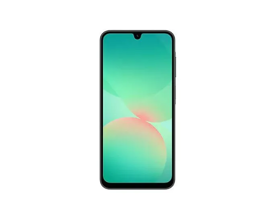 Picture of SAMSUNG GALAXY A26 5G, 6.7" - SUPER AMOLED 1080 × 2340 PIXELS, 120GHZ (QUAD-CORE), 6GB INTERNAL MEMORY - RAM 128GB + MICROSDXC SLOT - UP TO 1TB, GOOGLE ANDROID OS, REAR CAM: 50MP, FRONT CAM: 13MP, BLUETOOTH, WI-FI, COLOUR: BLACK DUAL SIM
