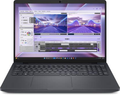 Picture of DELL PRO MAX 16 (MC16250) MOBILE WORKSTATION INTEL CORE ULTRA 7 265H, VPRO ENTERPRISE (24MB, 16 CORES, 16 THREADS, UP TO 5.30 GHZ TURBO, 45W), 16GB: 2X8GB, DDR5, 5600 MT/S, SODIMM, DUAL CHANNEL, NON-ECC, 512GB, M.2 2230, GEN4 PCIE NVME, SSD, CLASS 35, NVIDIA RTX PRO 500 BLACKWELL 6GB GDDR7, 16" FHD+ LCD WITH 300 NITS, TOUCH , 6 CELL, 96WHR, EXPRESSCHARGE CAPABLE, STANDARD BATTERY, 130W AC ADAPTER,