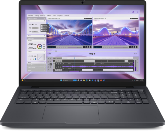 Picture of DELL PRO MAX 16 (MC16250) MOBILE WORKSTATION INTEL CORE ULTRA 7 265H, VPRO ENTERPRISE (24MB, 16 CORES, 16 THREADS, UP TO 5.30 GHZ TURBO, 45W), 16GB: 2X8GB, DDR5, 5600 MT/S, SODIMM, DUAL CHANNEL, NON-ECC, 512GB, M.2 2230, GEN4 PCIE NVME, SSD, CLASS 35, NVIDIA RTX PRO 500 BLACKWELL 6GB GDDR7, 16" FHD+ LCD WITH 300 NITS, TOUCH , 6 CELL, 96WHR, EXPRESSCHARGE CAPABLE, STANDARD BATTERY, 130W AC ADAPTER,