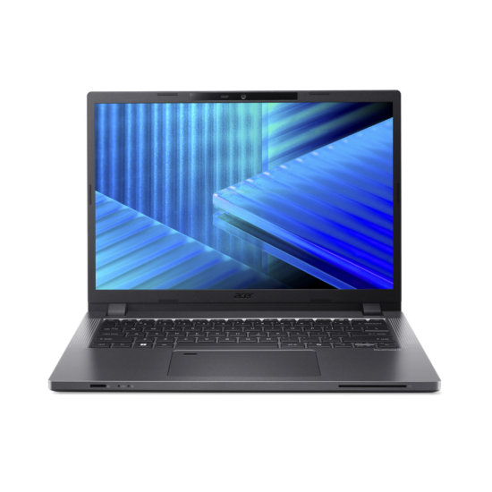 Picture of ACER TMP214-55-G2-TCO-72GZ INTEL CORE 7 PROCESSOR 150U 14" WUXGA IPS SLIMBEZEL UMA NO EXTERNAL VIDEO MEMORY 16GB DDR5 MEMORY 1024GB PCIE NVME SSD MICRO SD CARD READER WIFI 6E+BLUETOOTH WIFI 6E 2X2 BLUETOOTH INTEL CNVI ACER PBA FINGERPRINT READER FHD IR CAMERA 53WH LI-ION BATTERY 65W TYPEC ADAPTER (PCR50%_TCO9.0_LOGO) 3 YEARS ONSITE WINDOWS 11 PRO