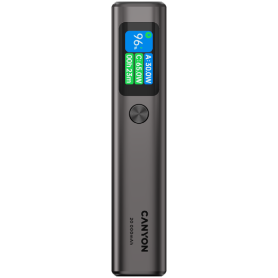 Picture of CANYON CANYON power bank OnPower 230 TFT 20000 mAh PD130W Dark Grey