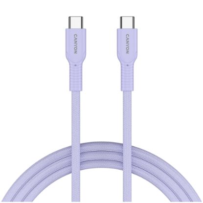 Picture of CANYON CANYON cable OnWire 60CL C-C 60W COLOR Braided 1m Purple