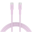 Picture of CANYON CANYON cable OnWire 60CL C-C 60W COLOR Braided 1m Pink