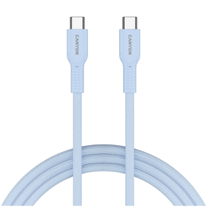 Picture of CANYON CANYON cable OnWire 60CL C-C 60W COLOR Braided 1m Light Blue