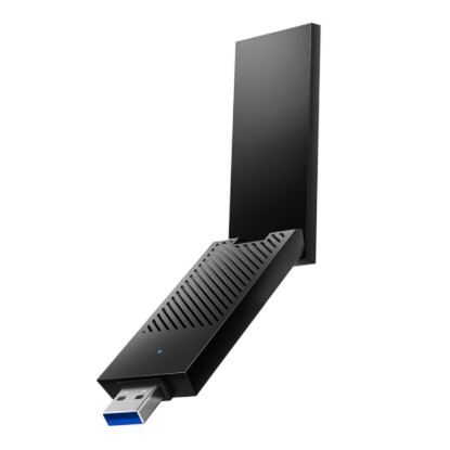Picture of Cudy AX5400 Wi-Fi 6E USB 3.0 Tri-Band High-Gain Adapter-Black